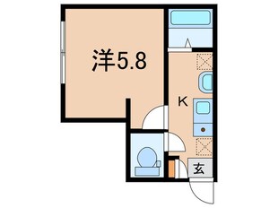 ユニコーン梶ヶ谷の物件間取画像